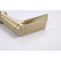 Professional Brushed Gold Non Concussive Basin Tap